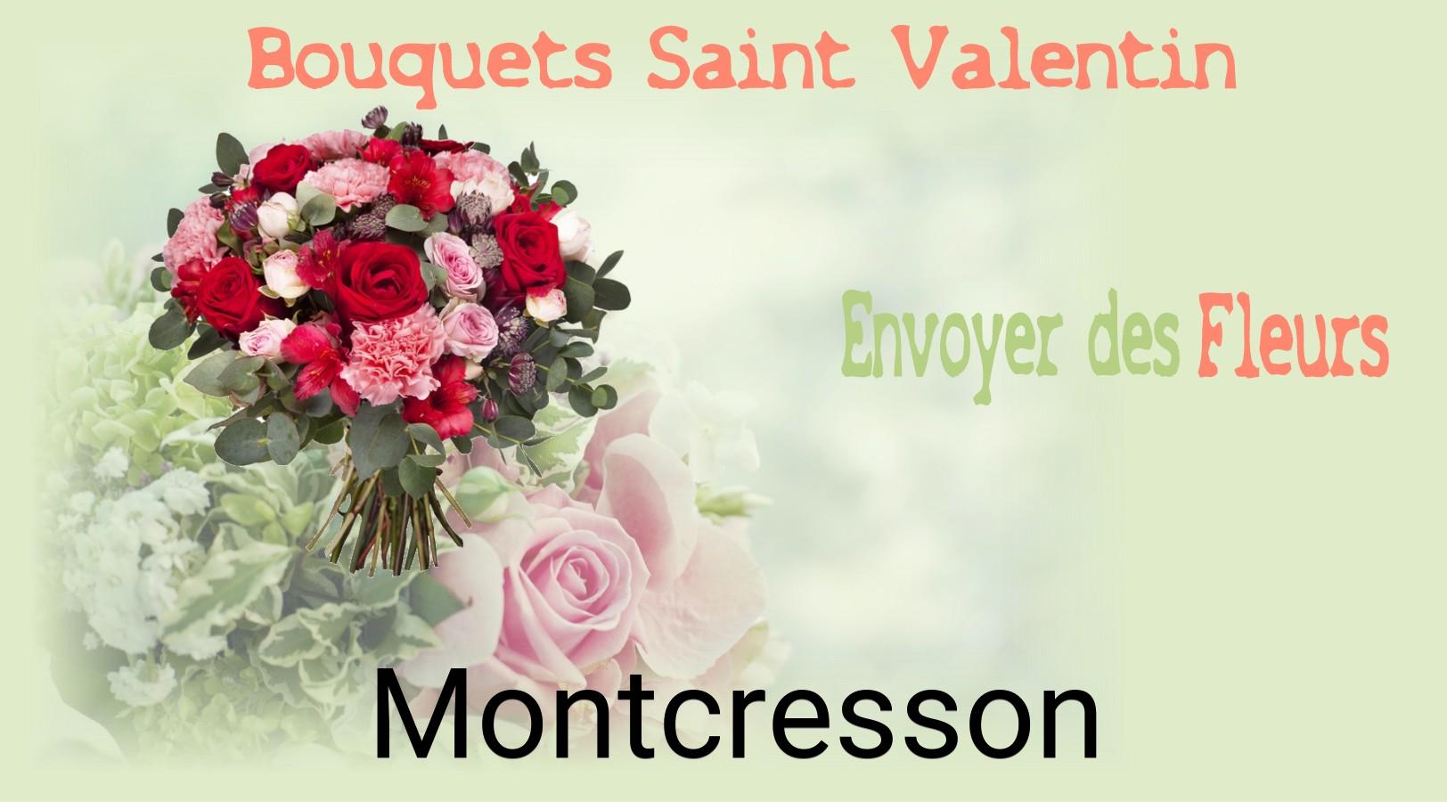 Roses de Saint-Valentin livrées à Montcresson